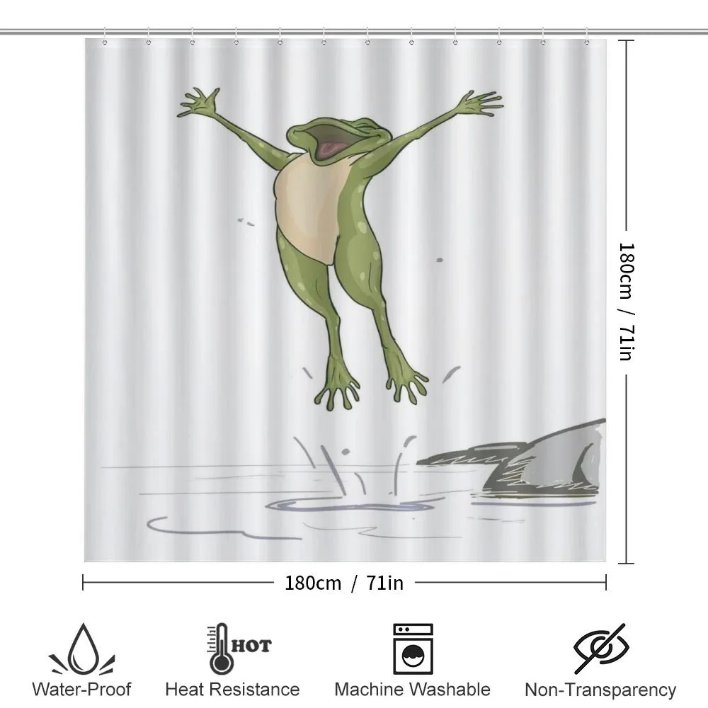 Happy Jumping Toad Humor — Detail 2