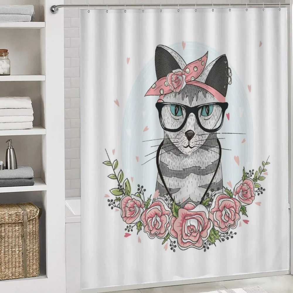 Hipster Cool Cat Portrait — Detail 4