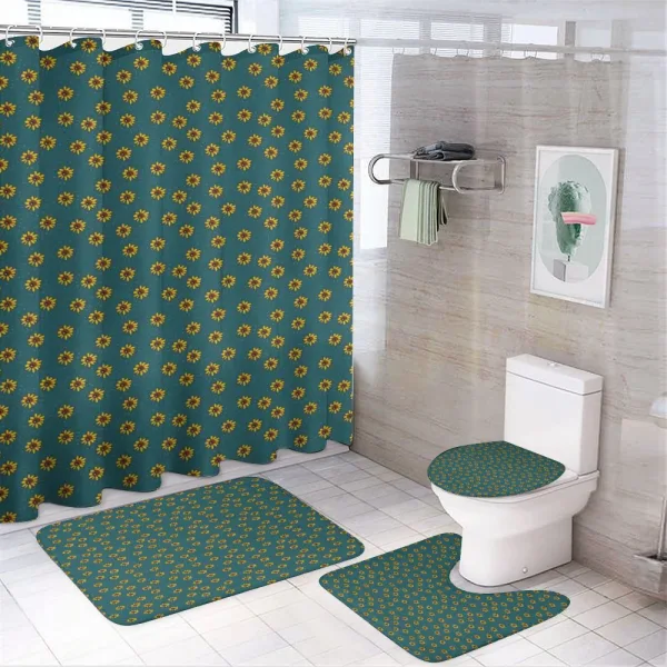 Kids Nature Nursery Style on a shower curtain