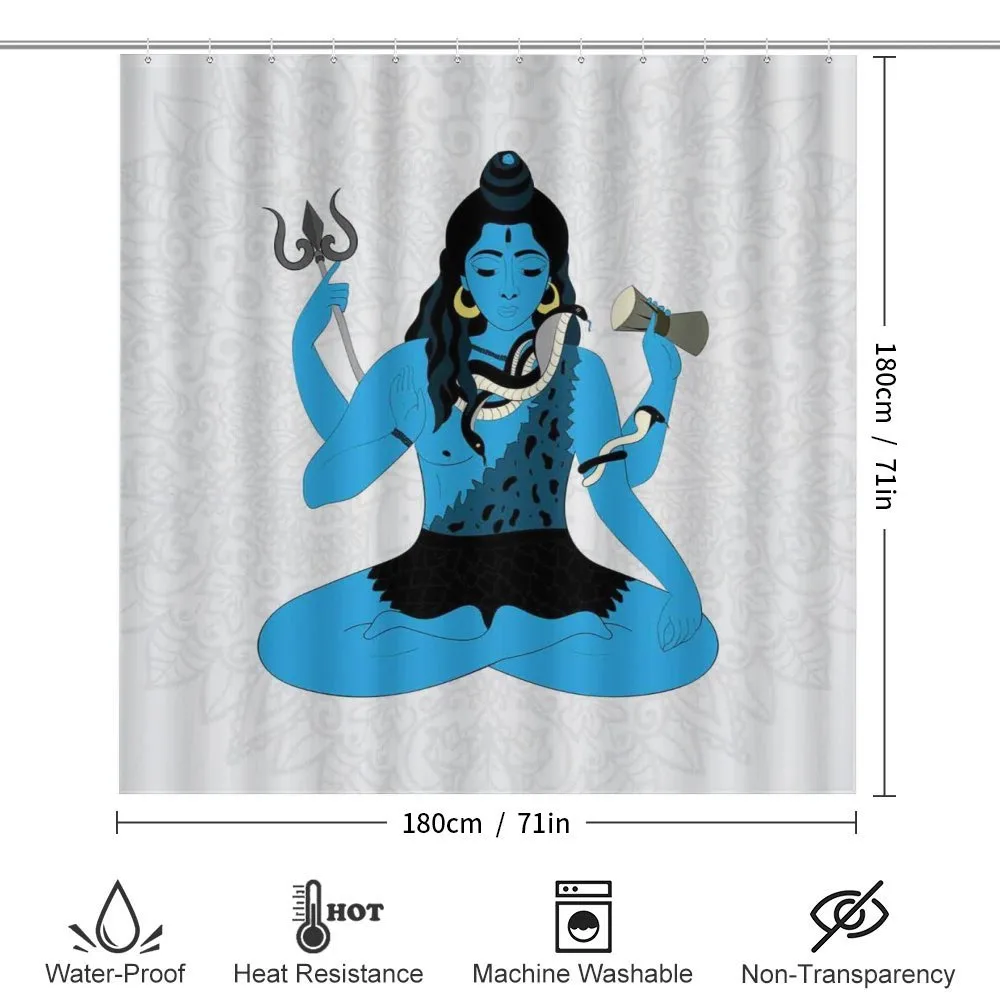 Mystic Figure in Yoga Pose — Detail 2