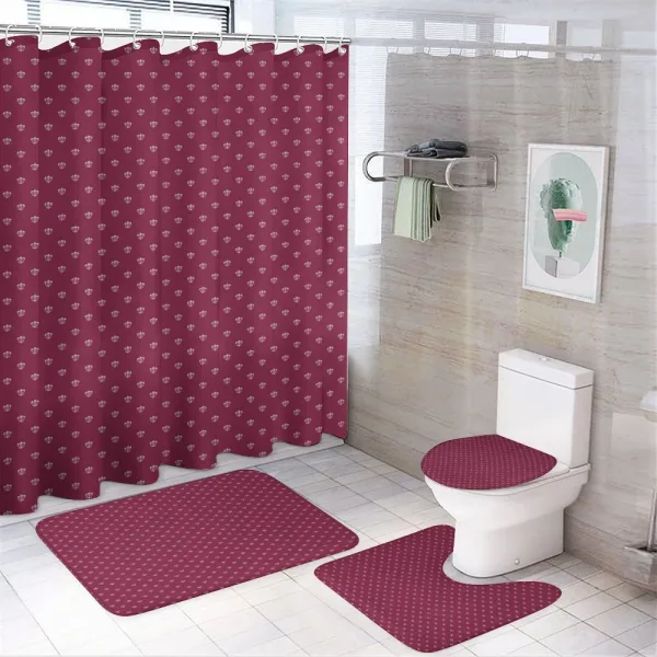 Noble Medieval Pattern on a shower curtain