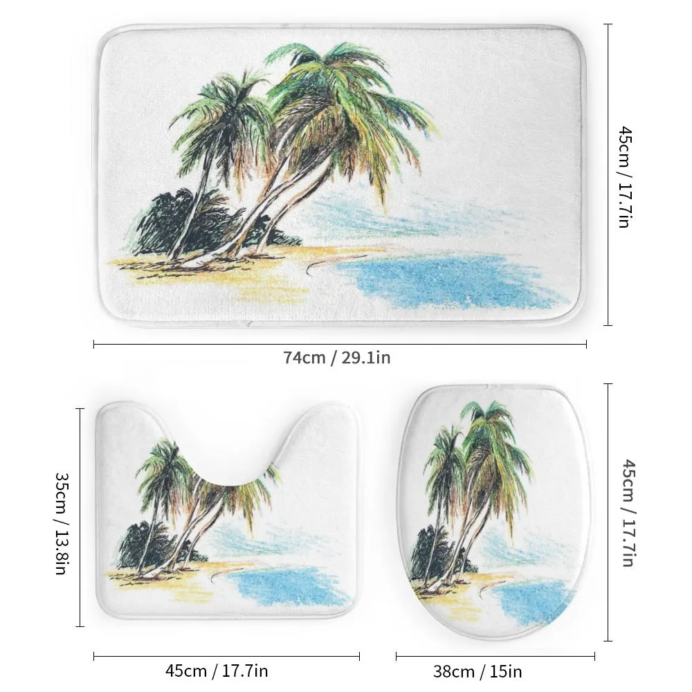 Palm Trees Coastal Charm — Detail 1