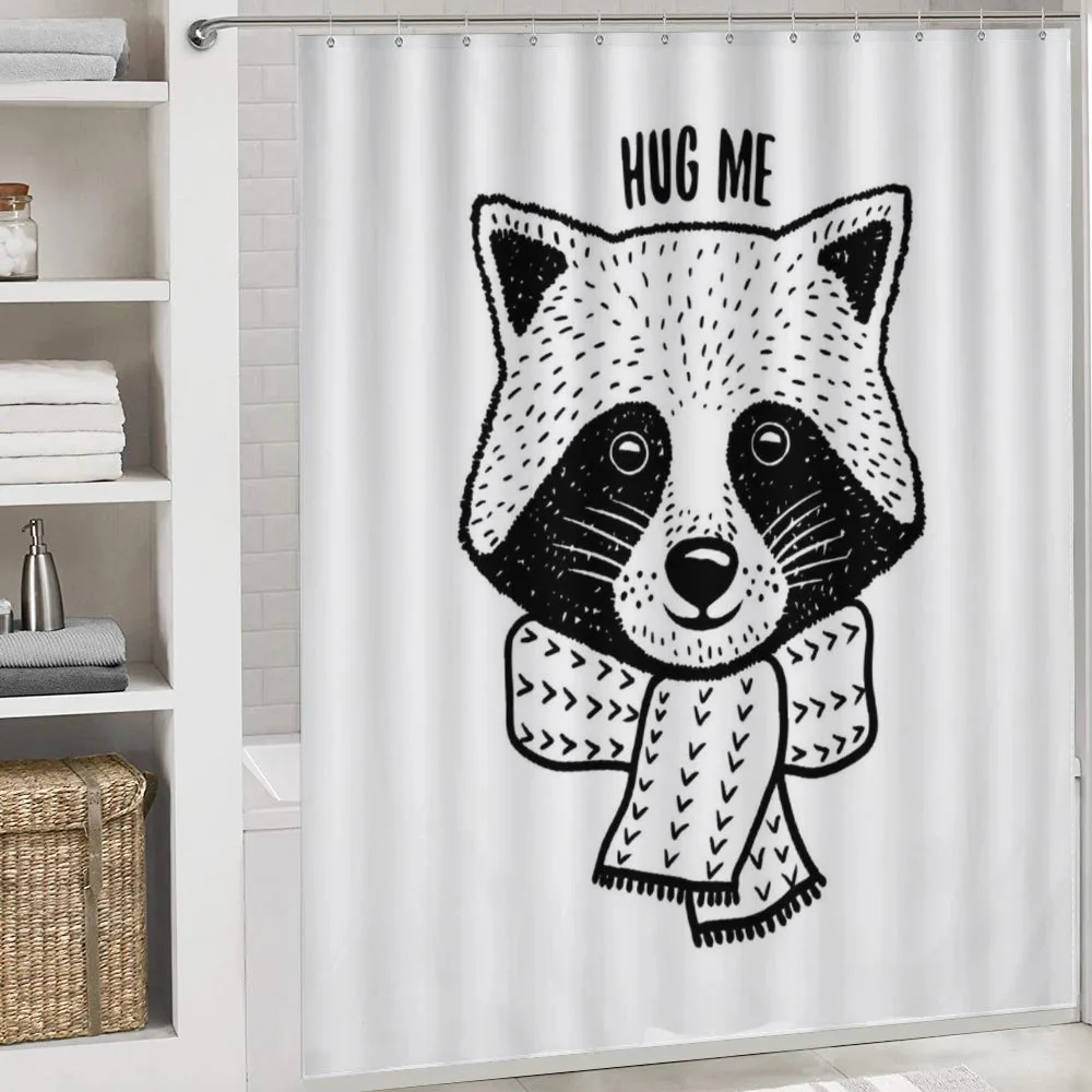 Raccoon with Hug Me Words — Detail 4