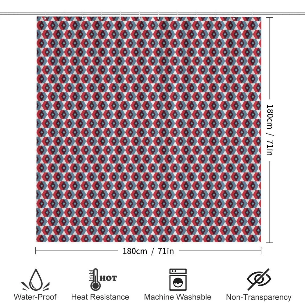 Retro Hexagonal Motif — Detail 2