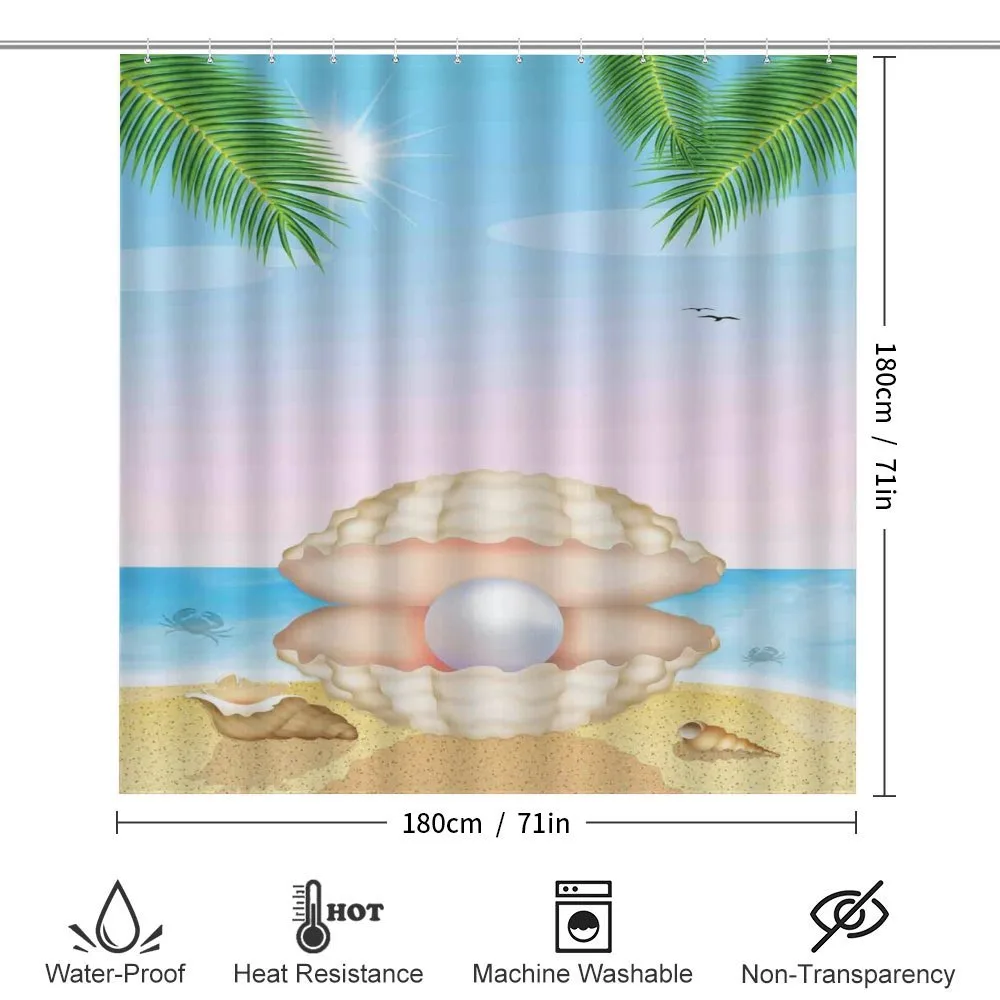 Shell on Sandy Beach — Detail 2