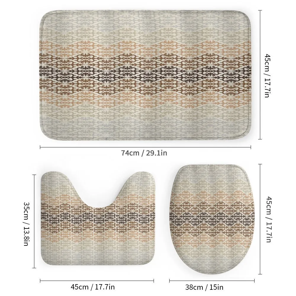 Victorian Pattern in Earth Tones — Detail 1