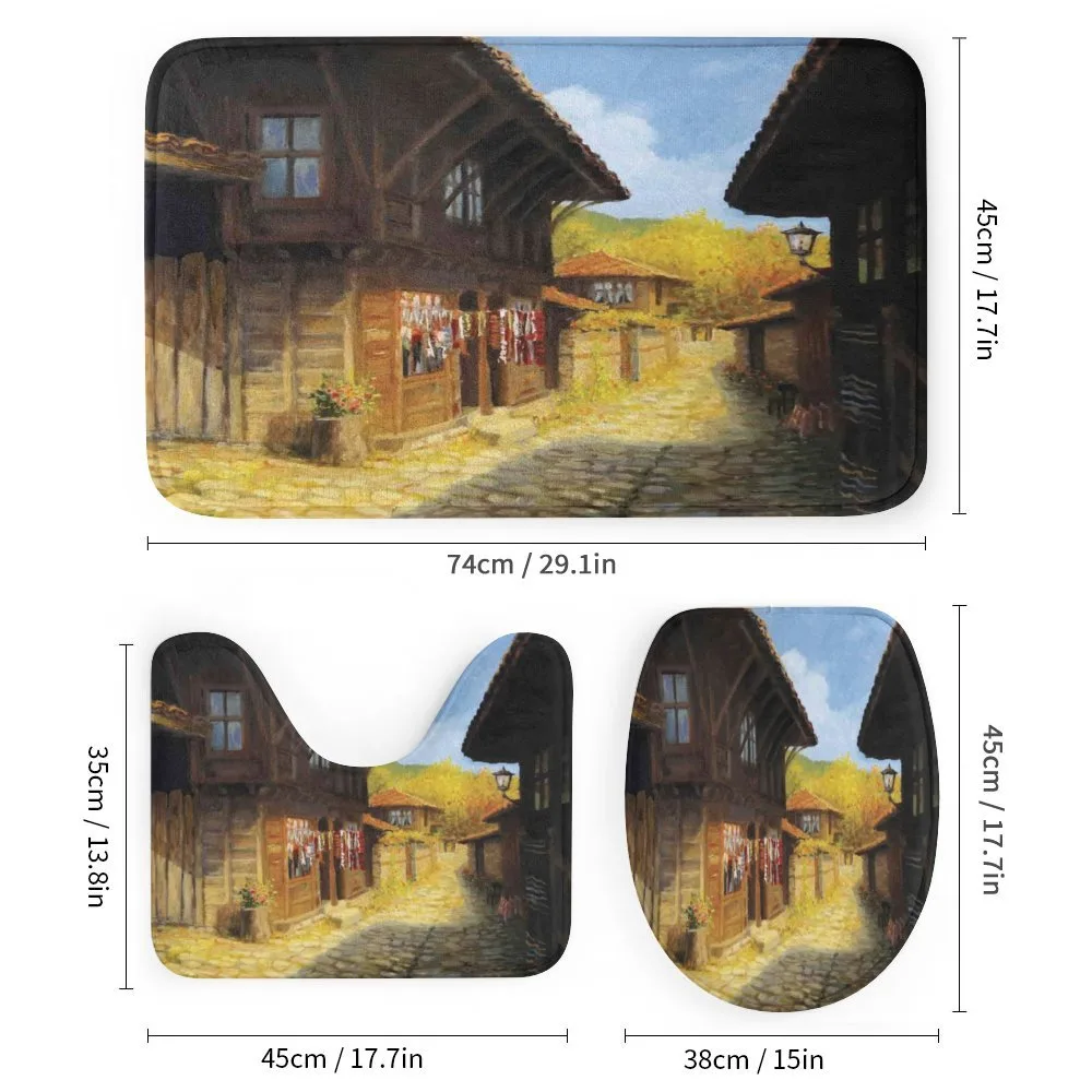 Wooden Houses in Fall — Detail 1