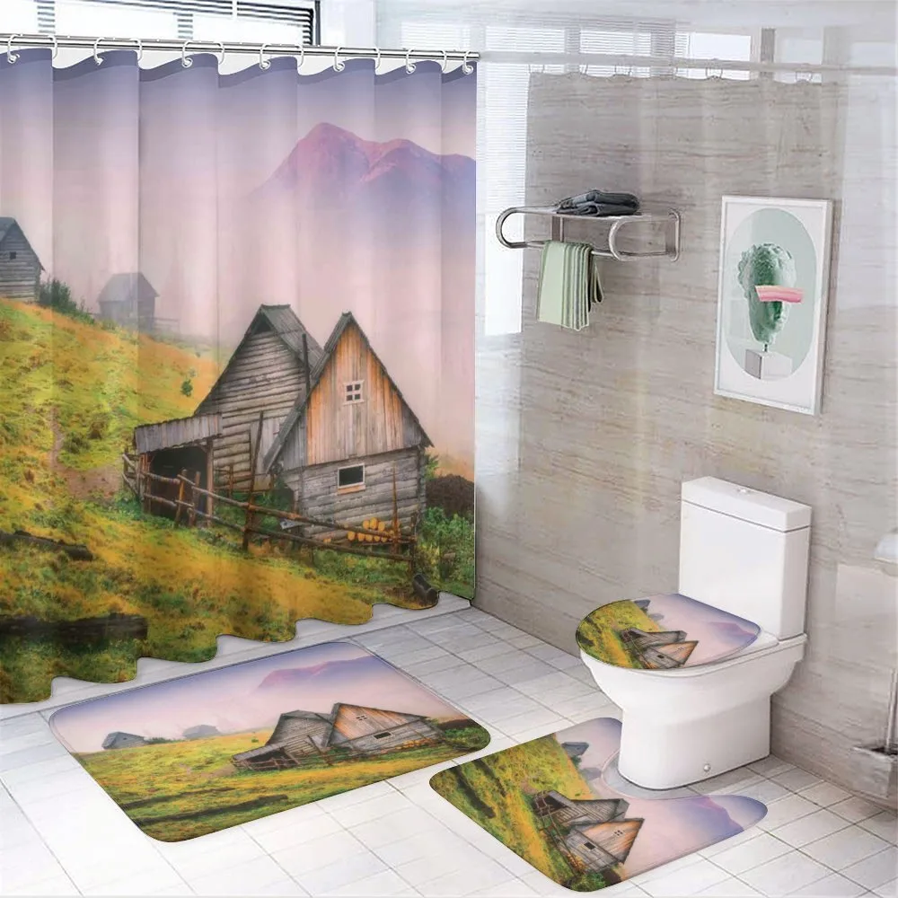 Wooden Houses Mountain — Your design