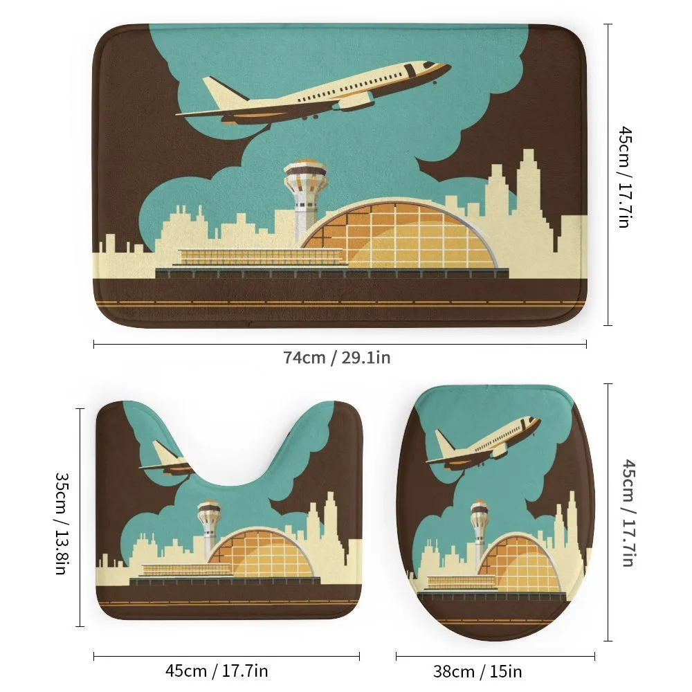 Airfield Plane and City — Detail 1