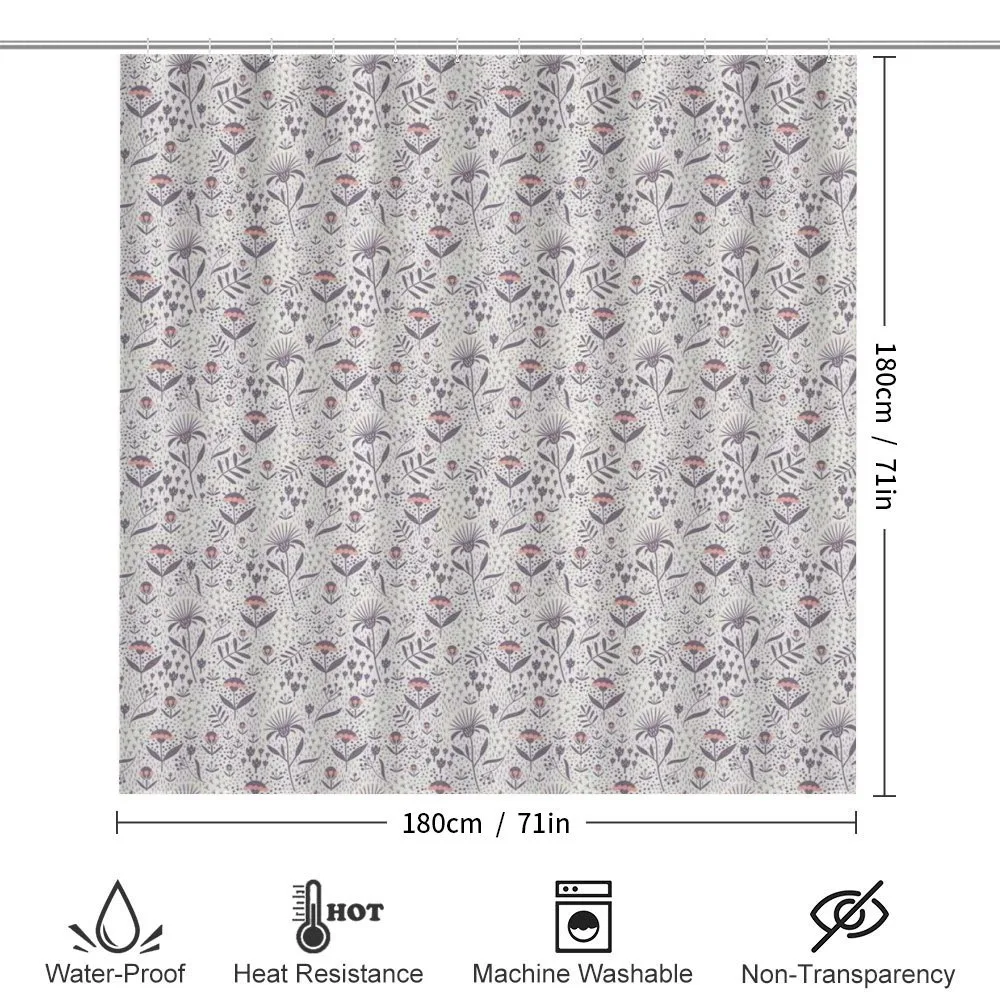 Blossom Pattern on Off White — Detail 2