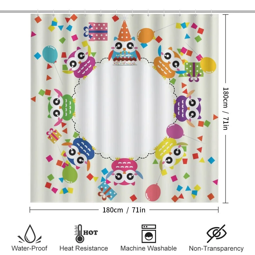 Colorful Funny Owls — Detail 2