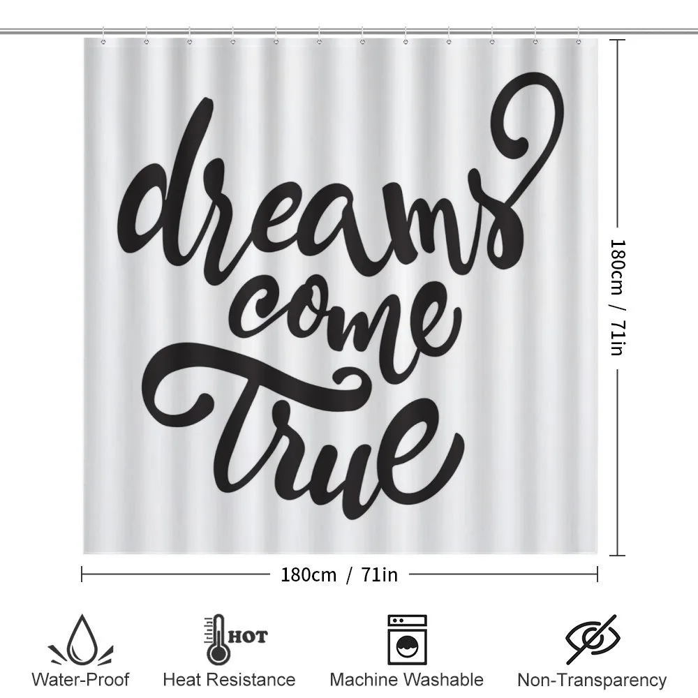 Dreams Come True Lettering — Detail 2