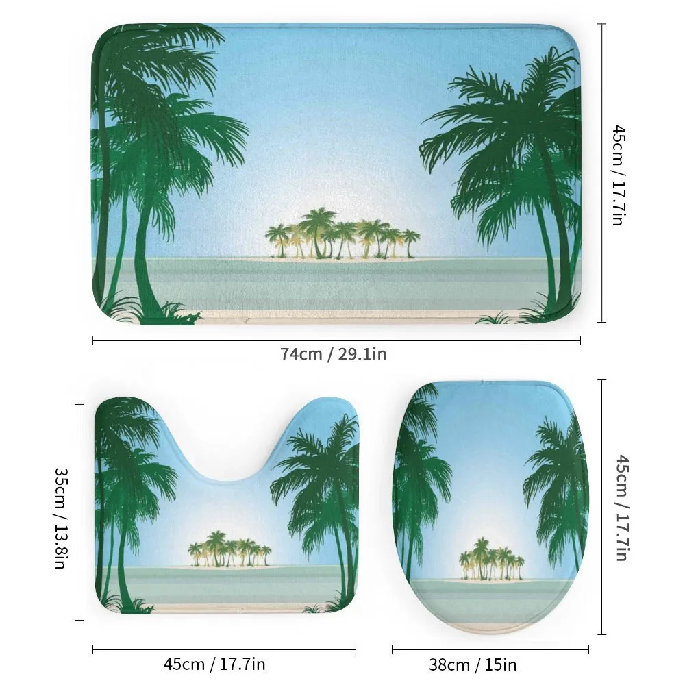 Exotic Palm Tree Beach — Detail 1