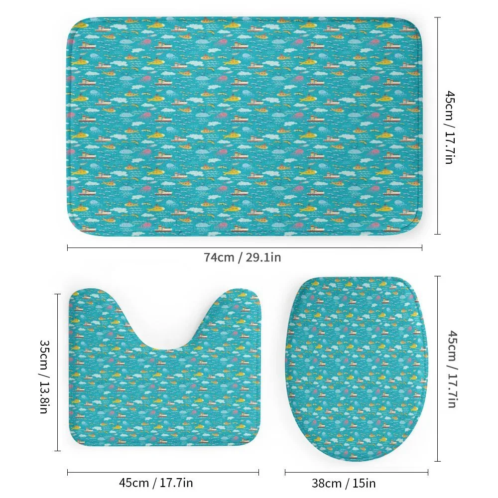 Marine Pattern Ships — Detail 1
