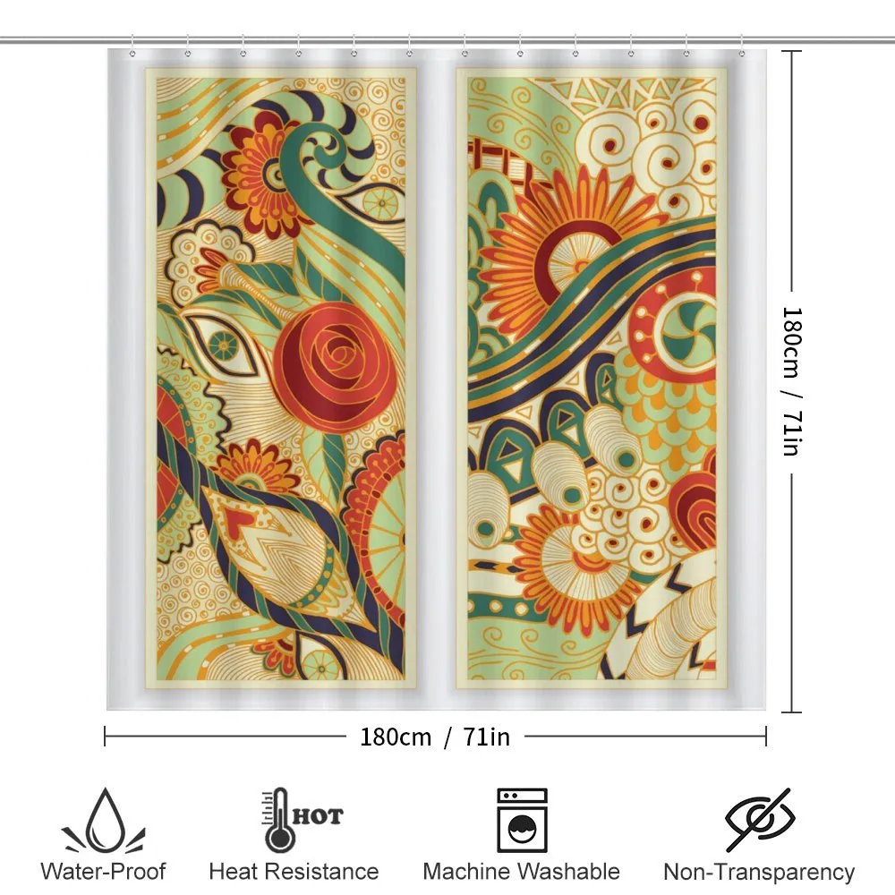 Mosaic Floral Composition Art — Detail 2