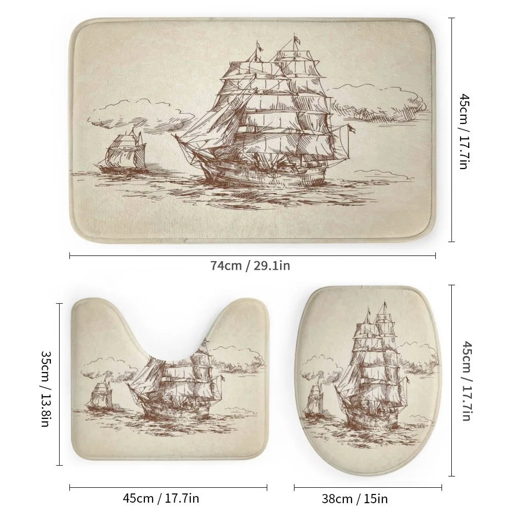 Old Ship Sketch — Detail 1
