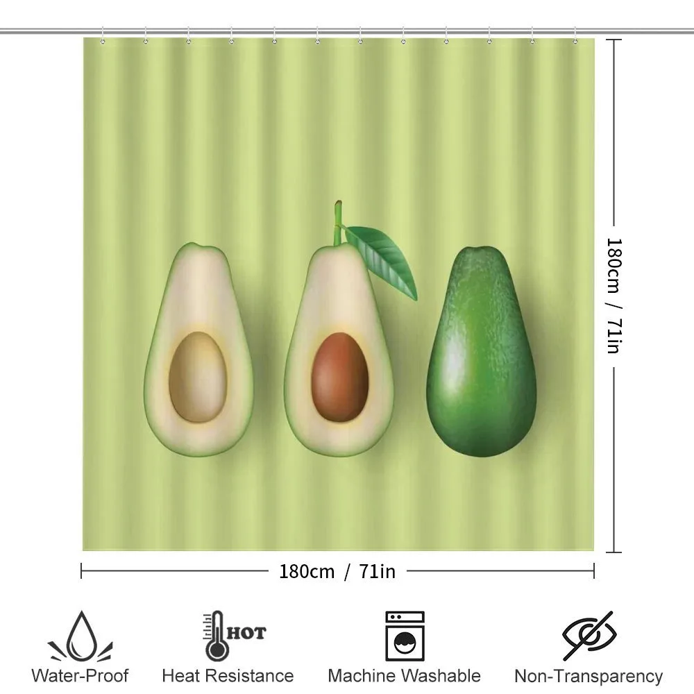 Realistic Half Avocado — Detail 2