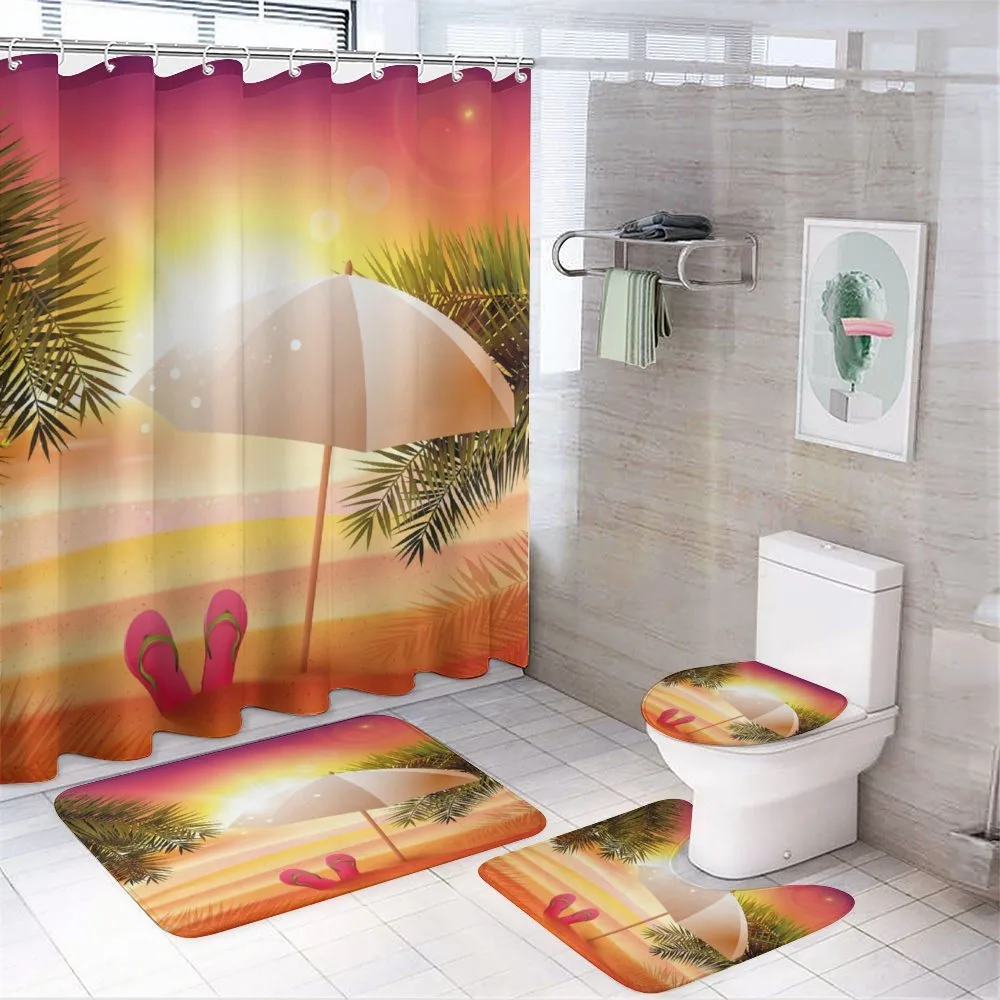 Summer Sunset on Beach — Your design