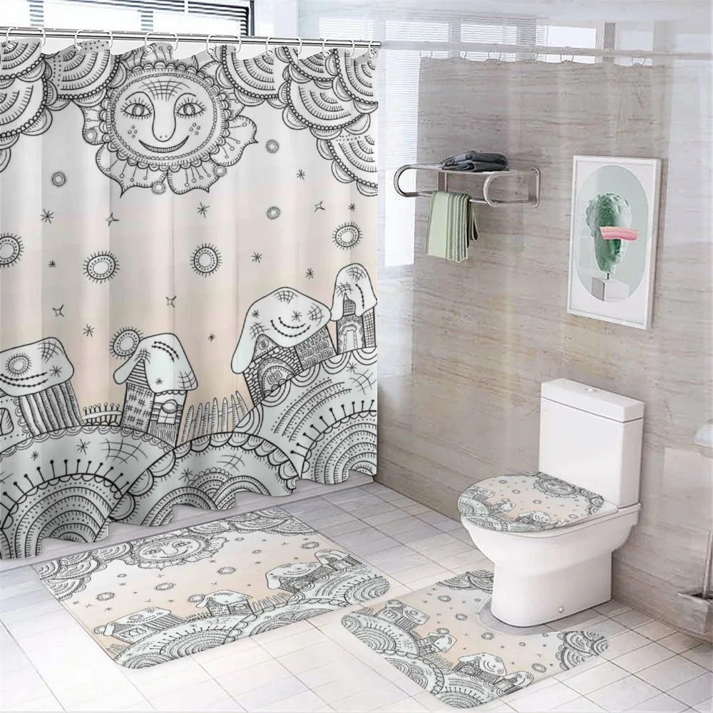 Sun Clouds and Houses — Your design