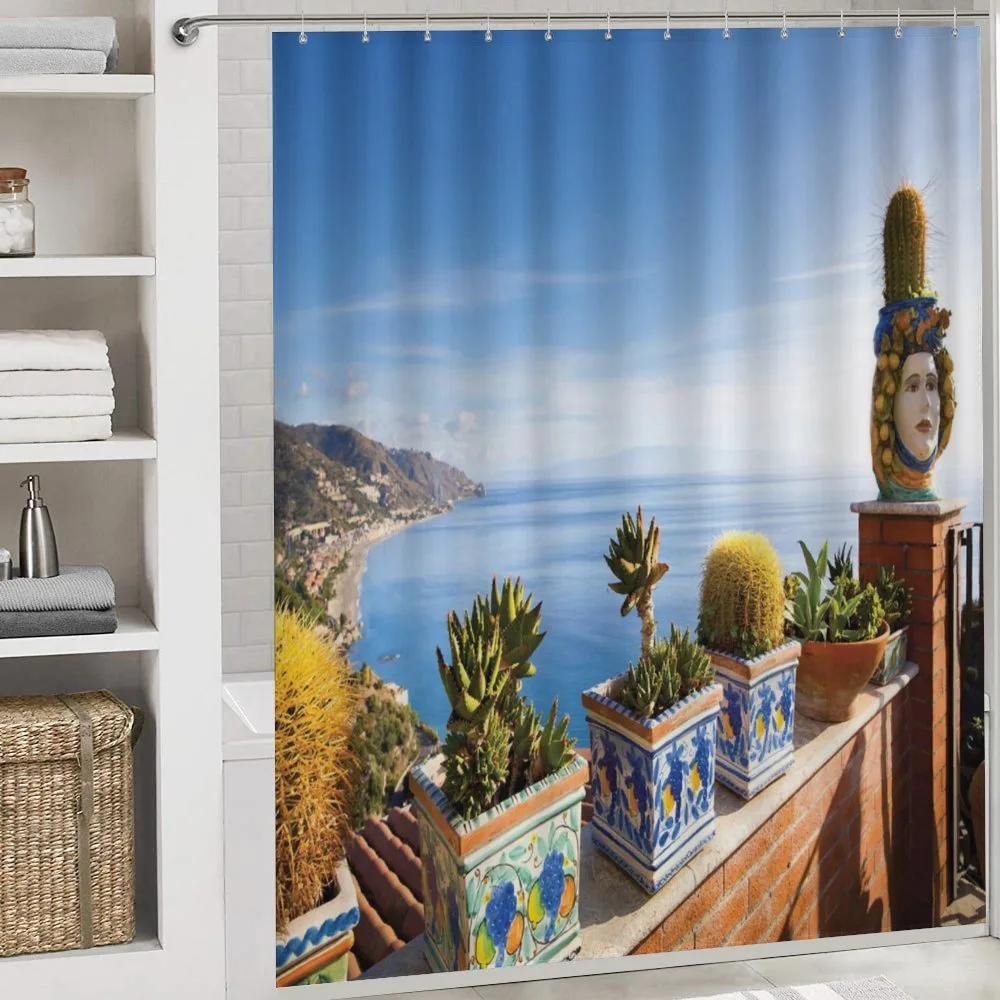 Taormina Coastline Photo — Detail 4