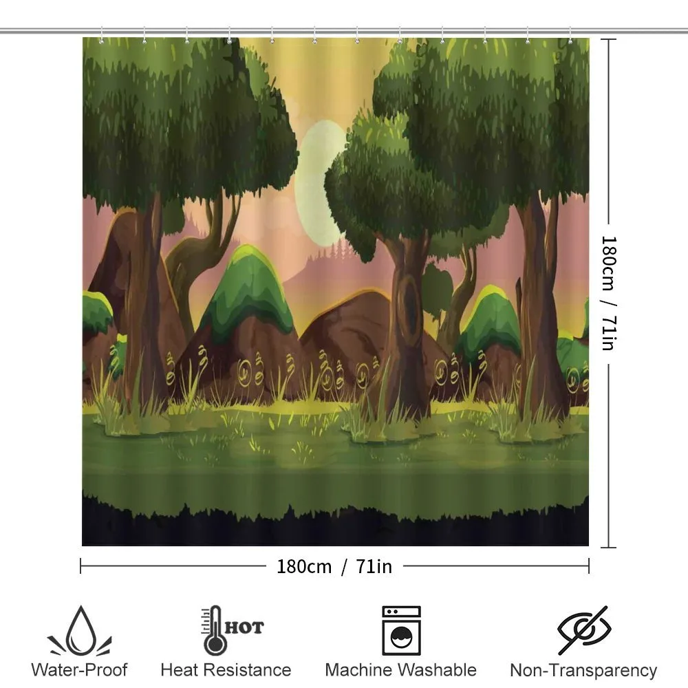 Woodland Sunset Scenery — Detail 2