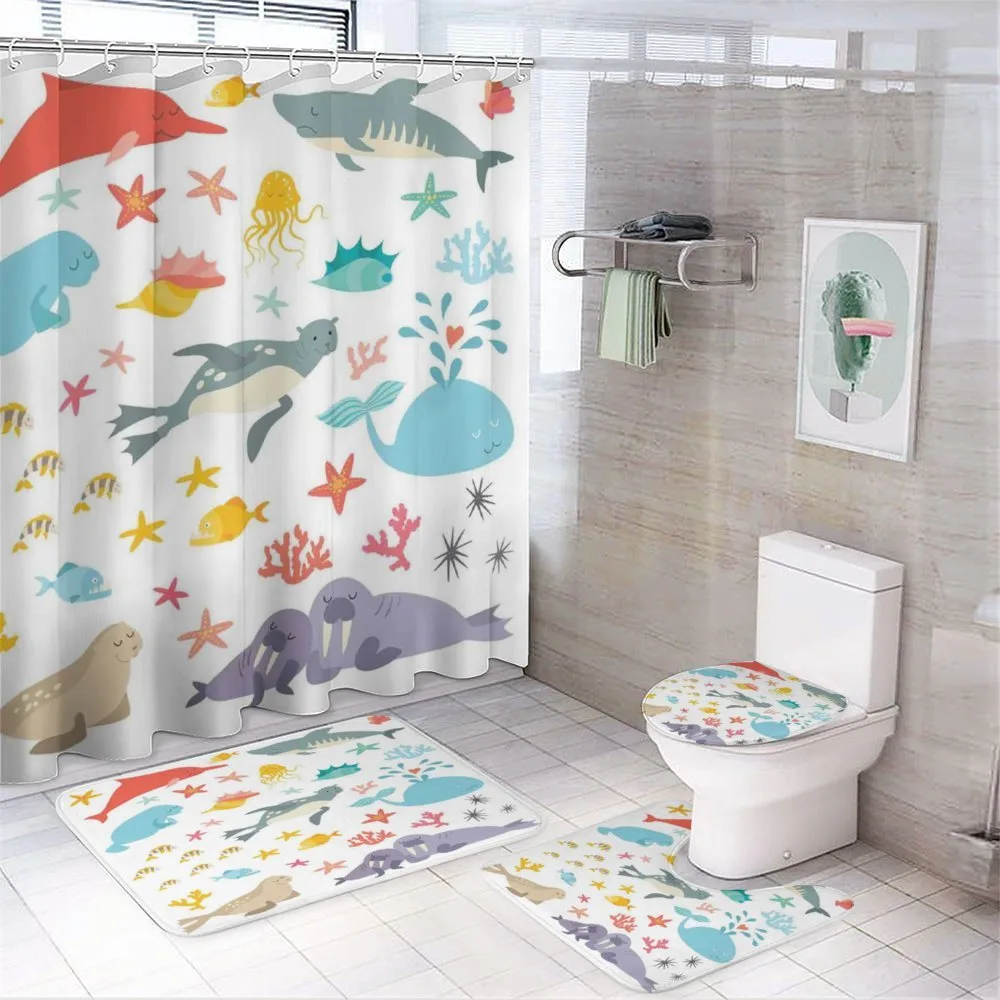 Colorful Ocean Animals — Your design