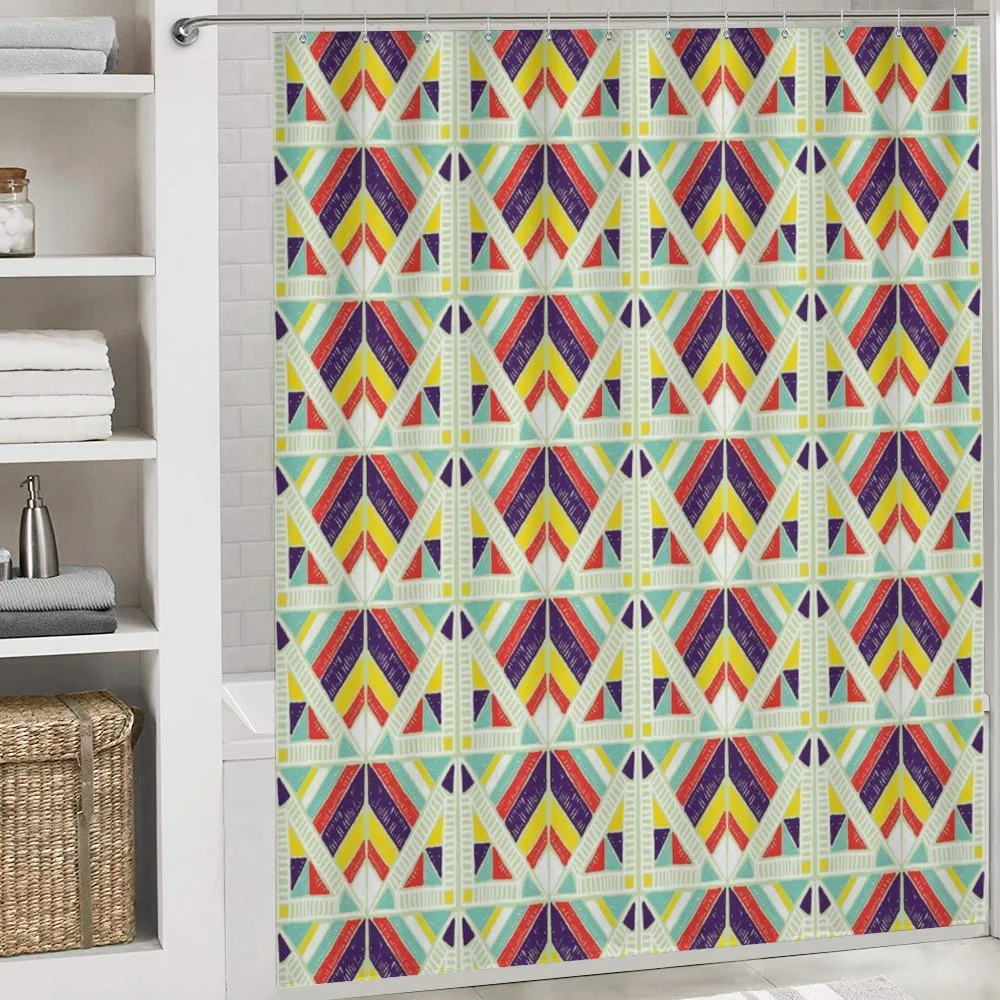 Colorful Stripe and Triangle — Detail 4
