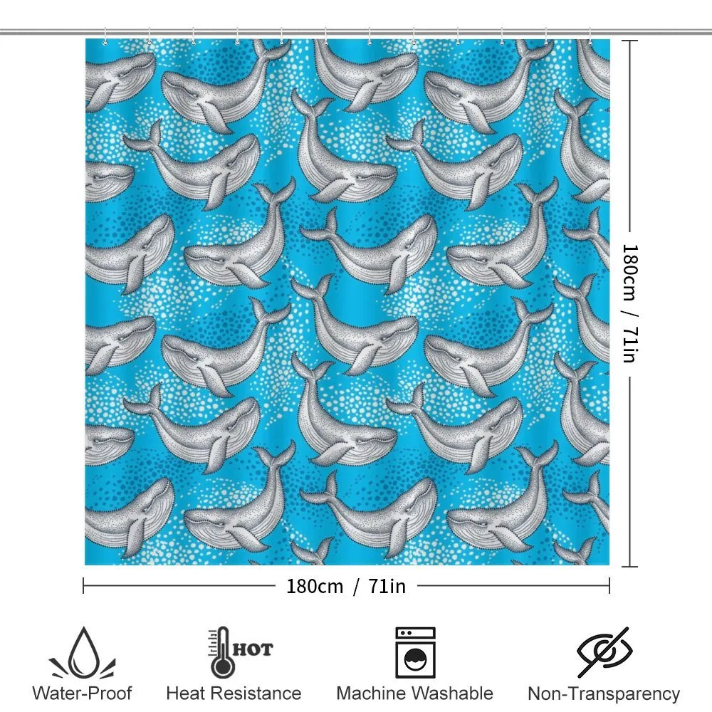 Dotted Whale Sea Ocean — Detail 2