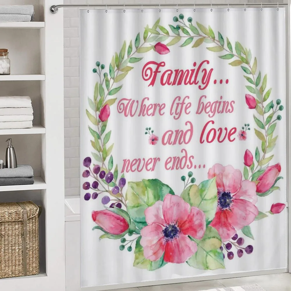 Family Love Saying Wreath — Detail 4