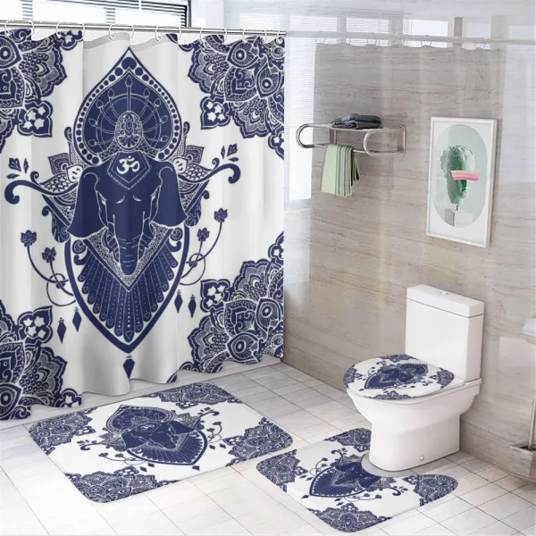 Holistic Sign for Success on a shower curtain