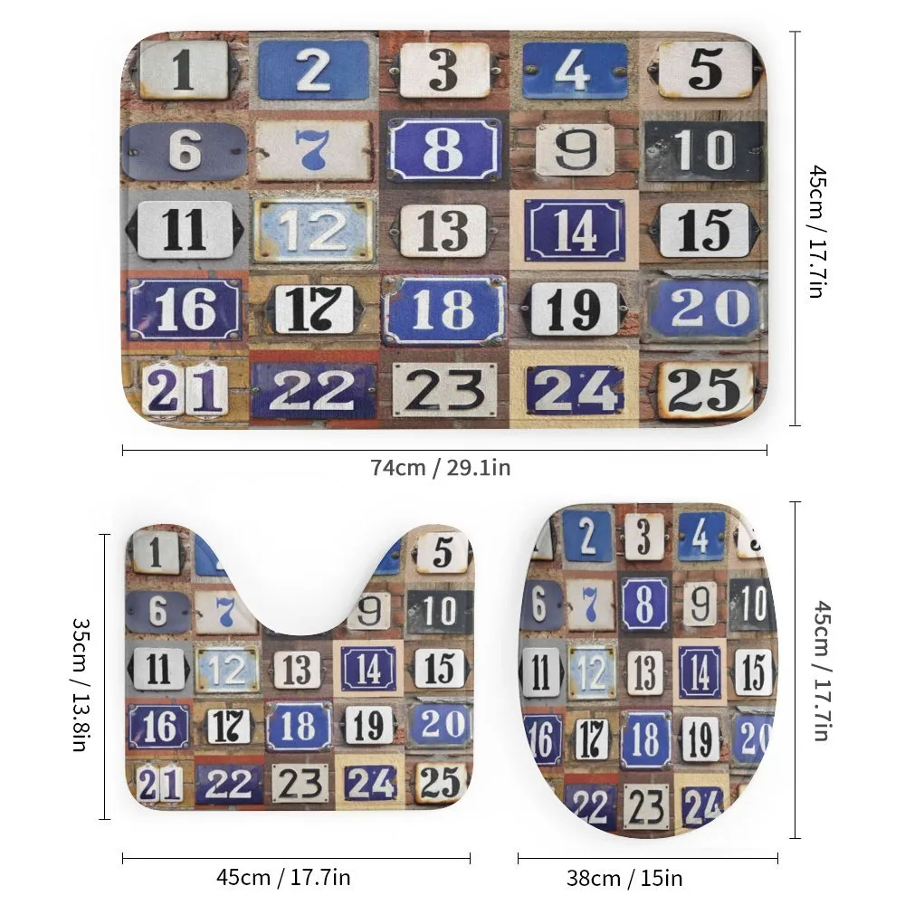 House Numbers Collage — Detail 1