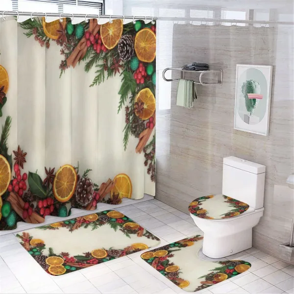 Natural Winter Spread on a shower curtain