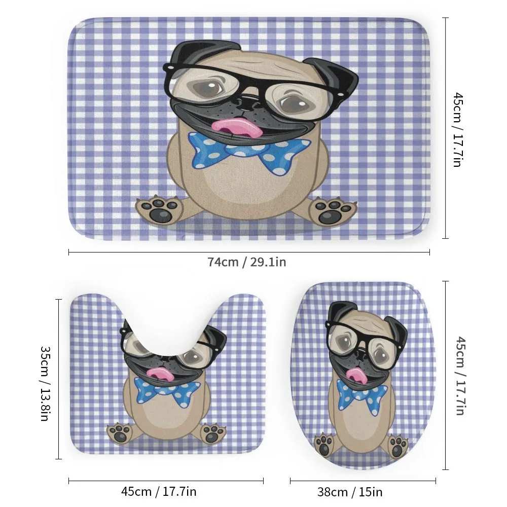 Nerdy Glasses Bow Tie Dog — Detail 1