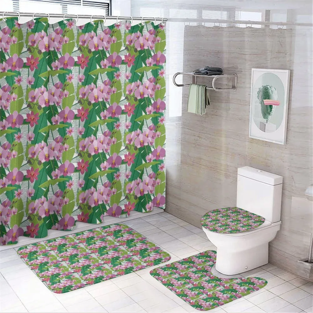 Pink Blossoms and Leaves — Your design