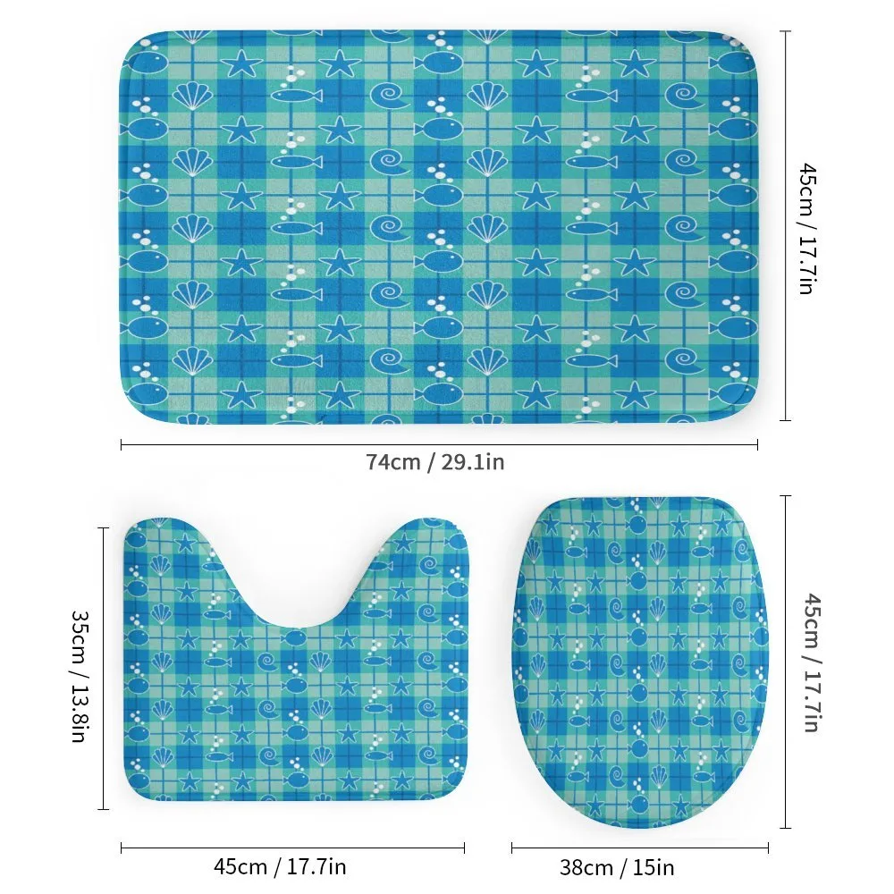 Plaid Pattern Marine — Detail 1