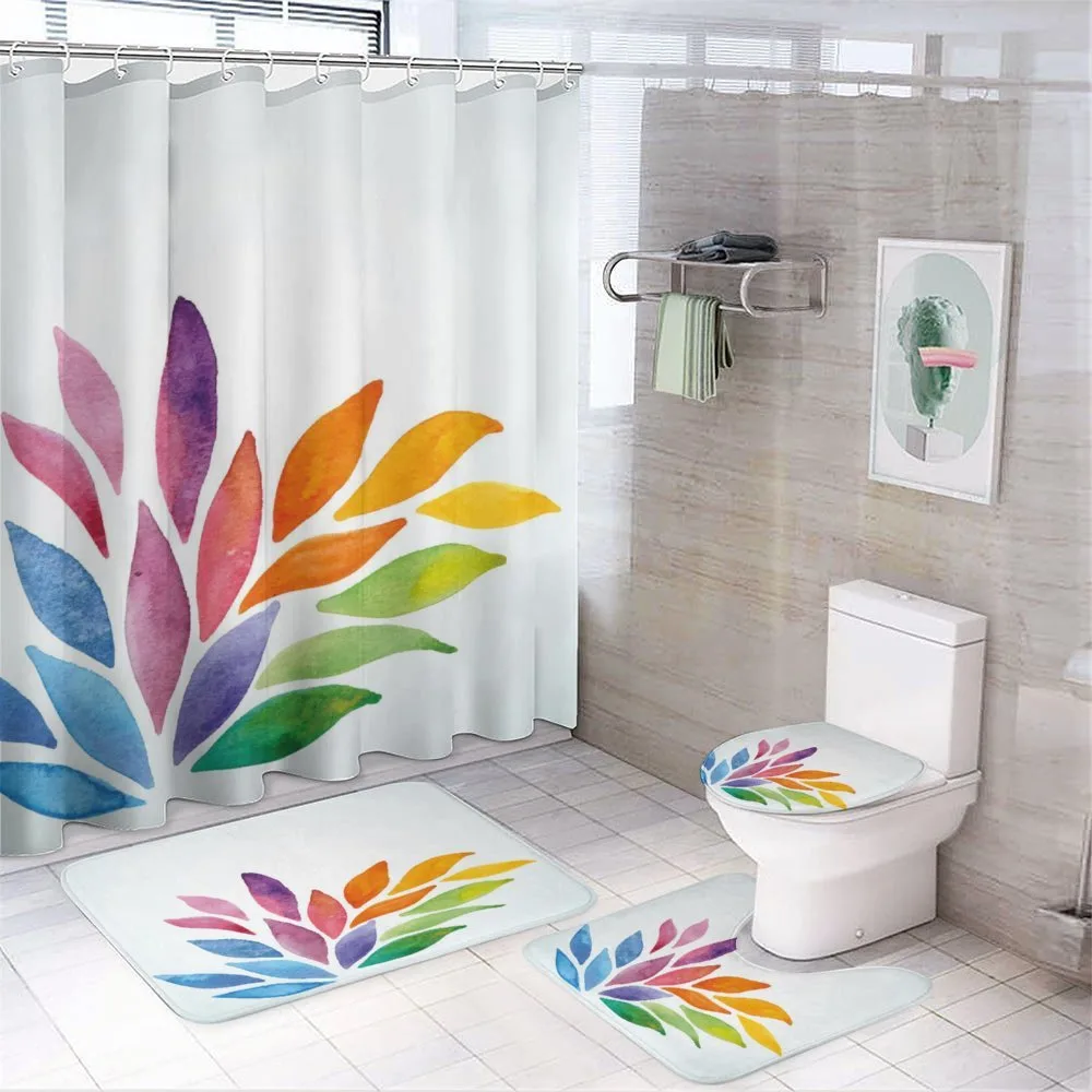 Rainbow Colored Flower — Your design