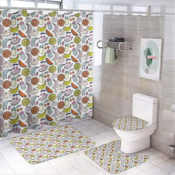 Summer Mood Colorful on a shower curtain