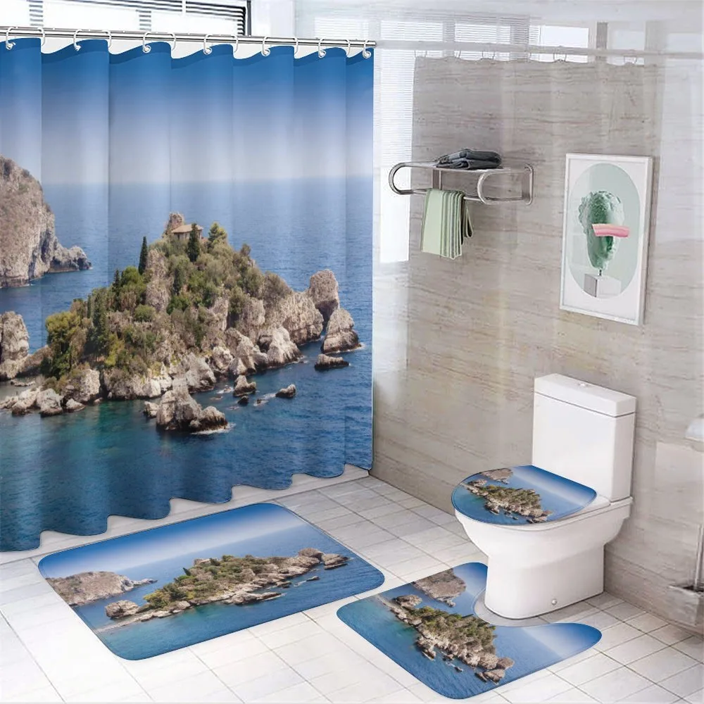 Taormina Beach Rocky Island — Your design