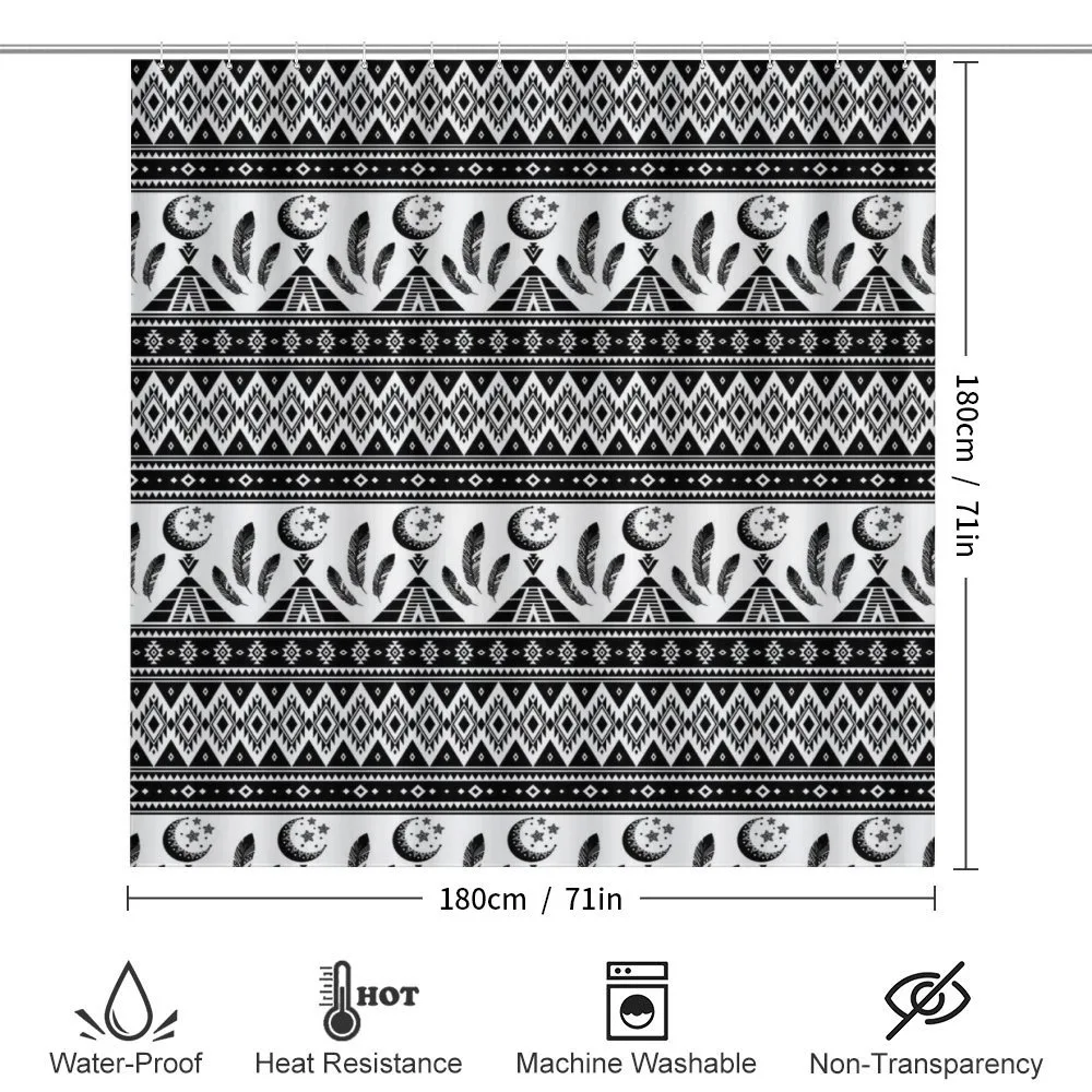 Trippy Moon Feather Pattern — Detail 2