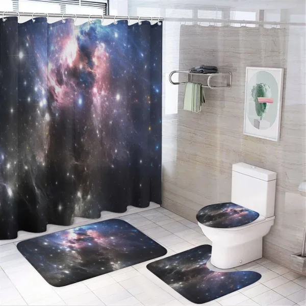 Vivid Supernova on a shower curtain
