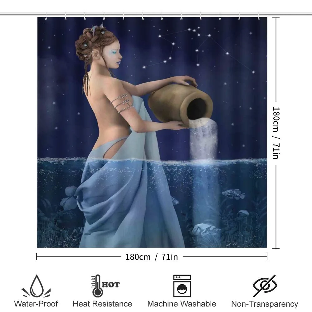 Aquarius Lady with Pail — Detail 2