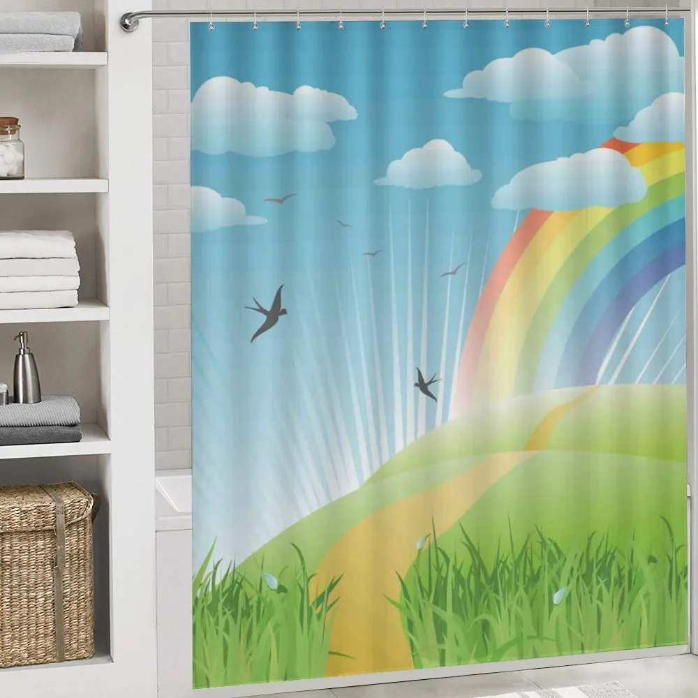 Birds and Rainbow Stripes — Detail 4