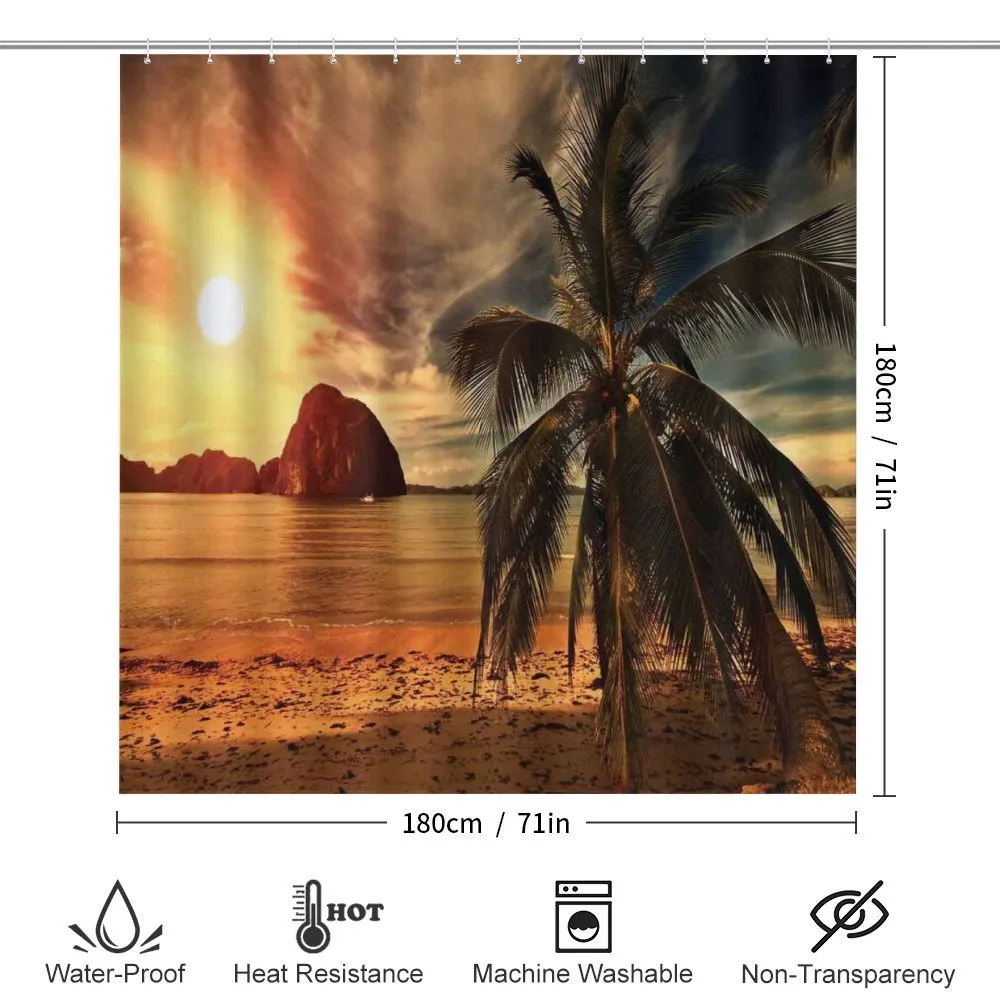 Coconut Palm Tree Beach — Detail 2