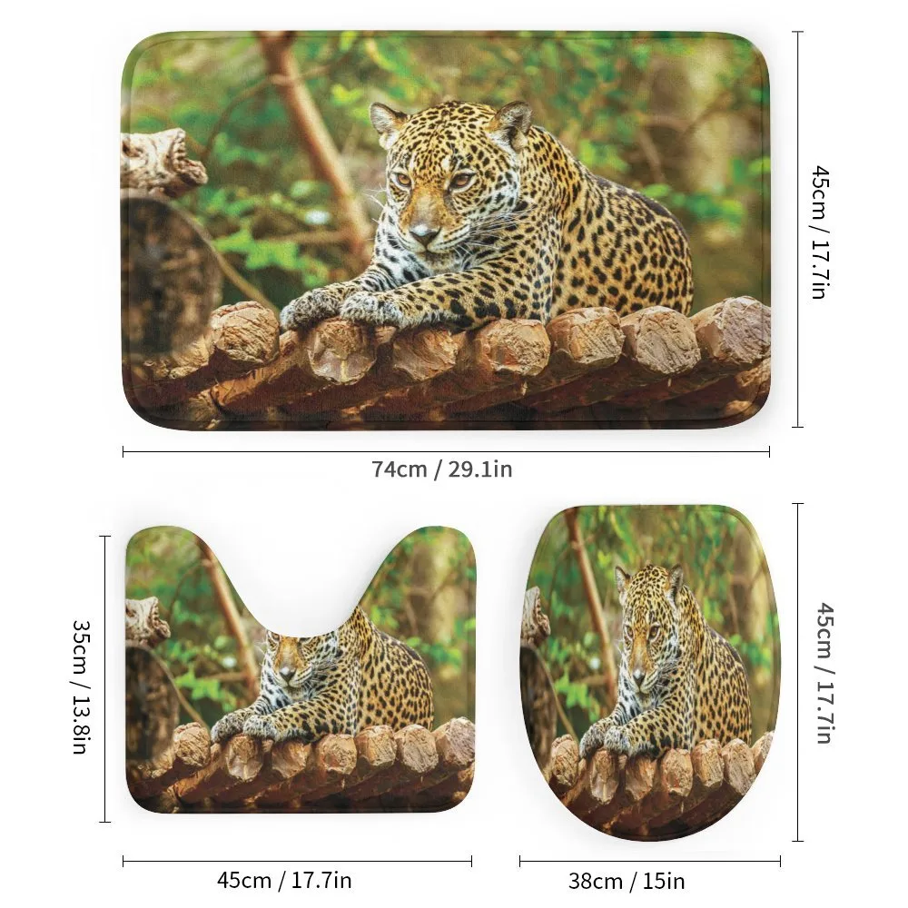 Jaguar on Wood Wild Feline — Detail 1