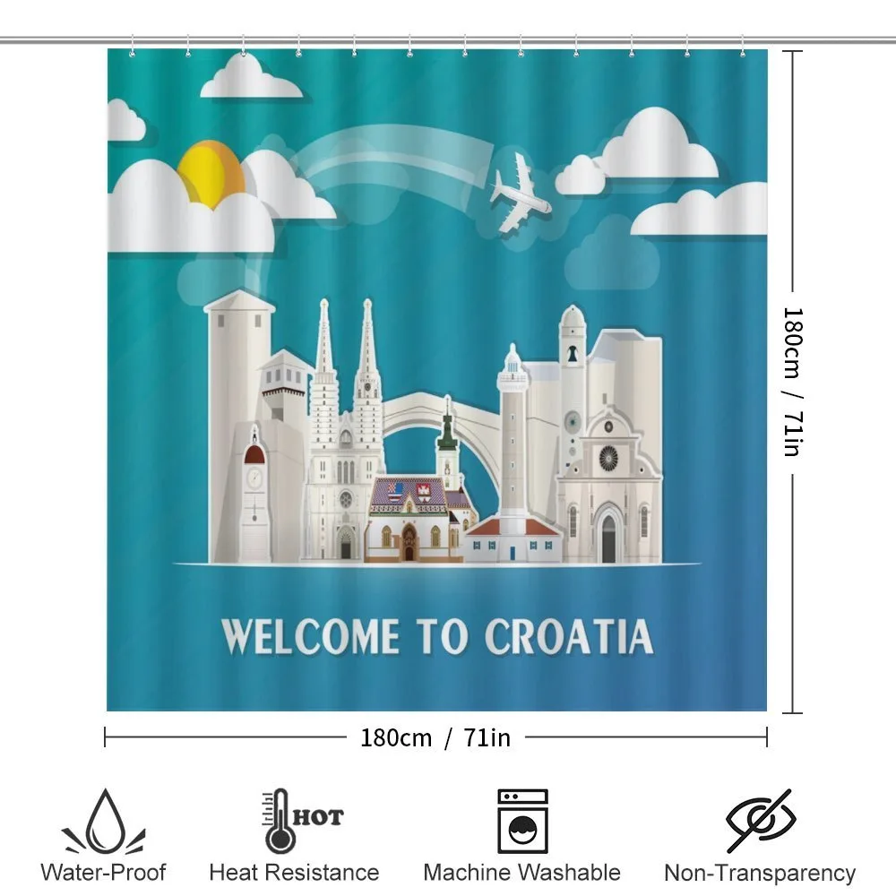 Landmarks and Welcome Text — Detail 2
