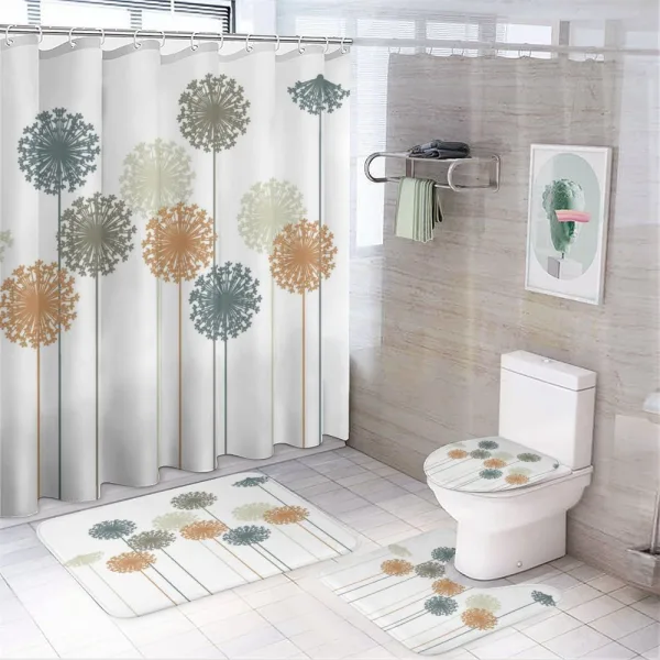 Meadow in Summer Season on a shower curtain