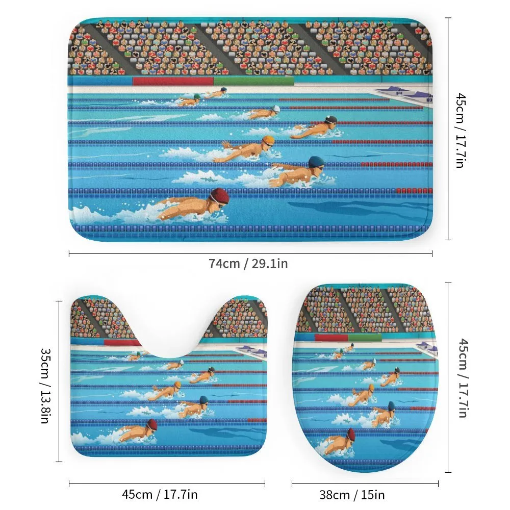 Olympics Swimming Race — Detail 1