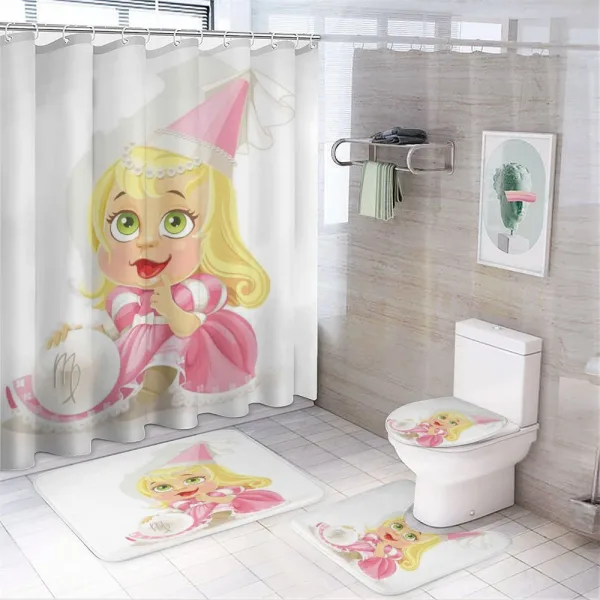 Princess Baby on a shower curtain