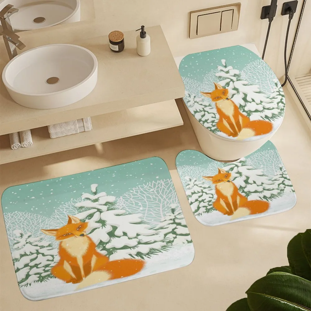 Red Fox Winter Forest Xmas — Detail 5