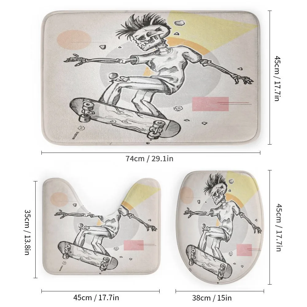 Skating Skeleton Boy — Detail 1